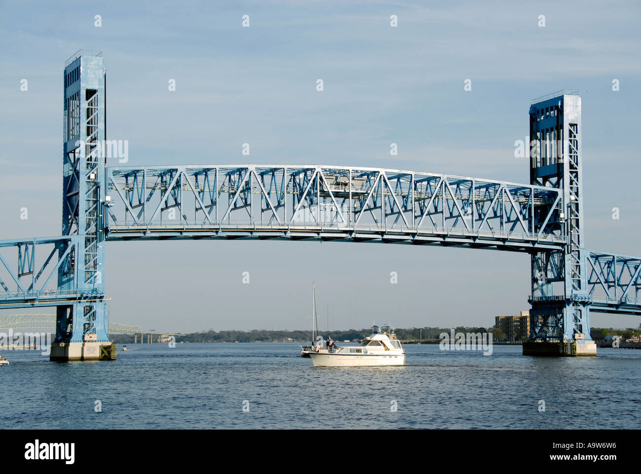 Brücken in der Stadt Jacksonville Florida FL auf dem St. John River Stockfoto