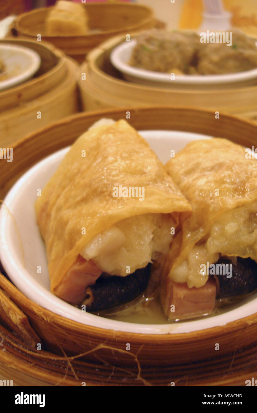 Traditionelles chinesische Dim Sum Stockfoto
