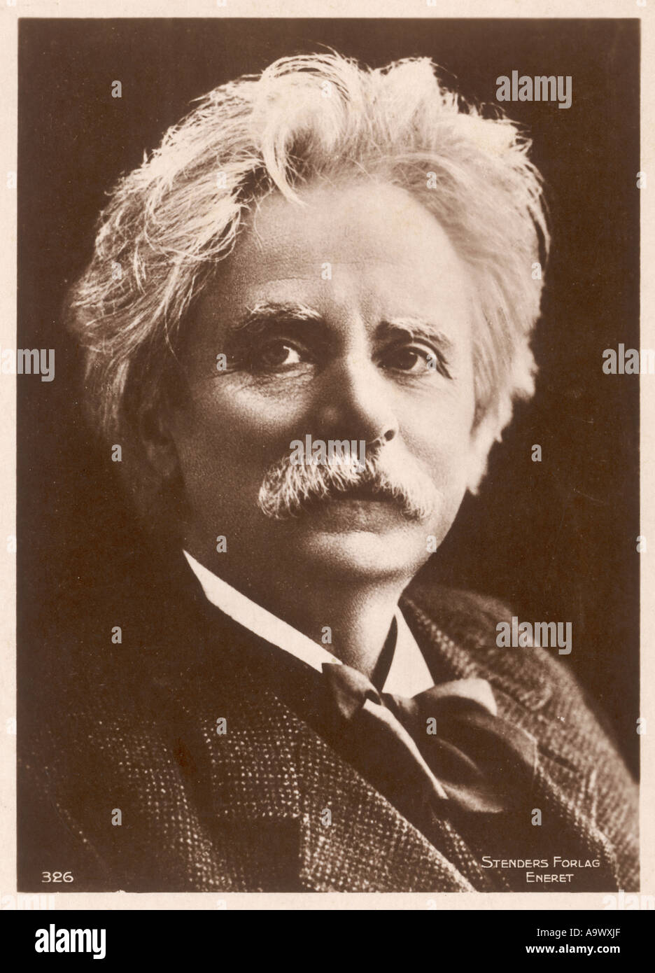 Edvard Hagerup Grieg Stockfoto