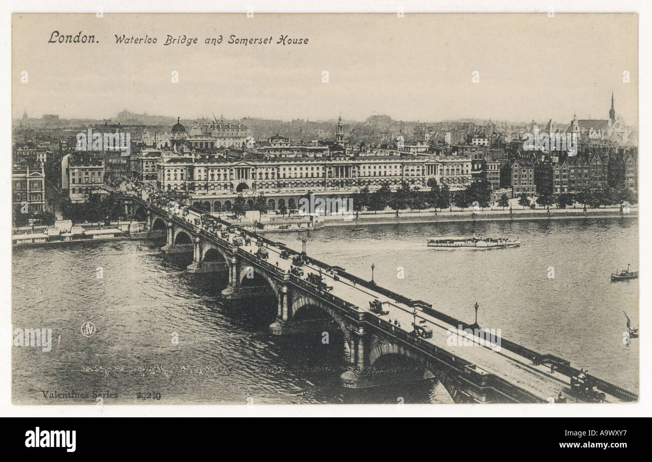 Waterloo Bridge 1900 Stockfoto