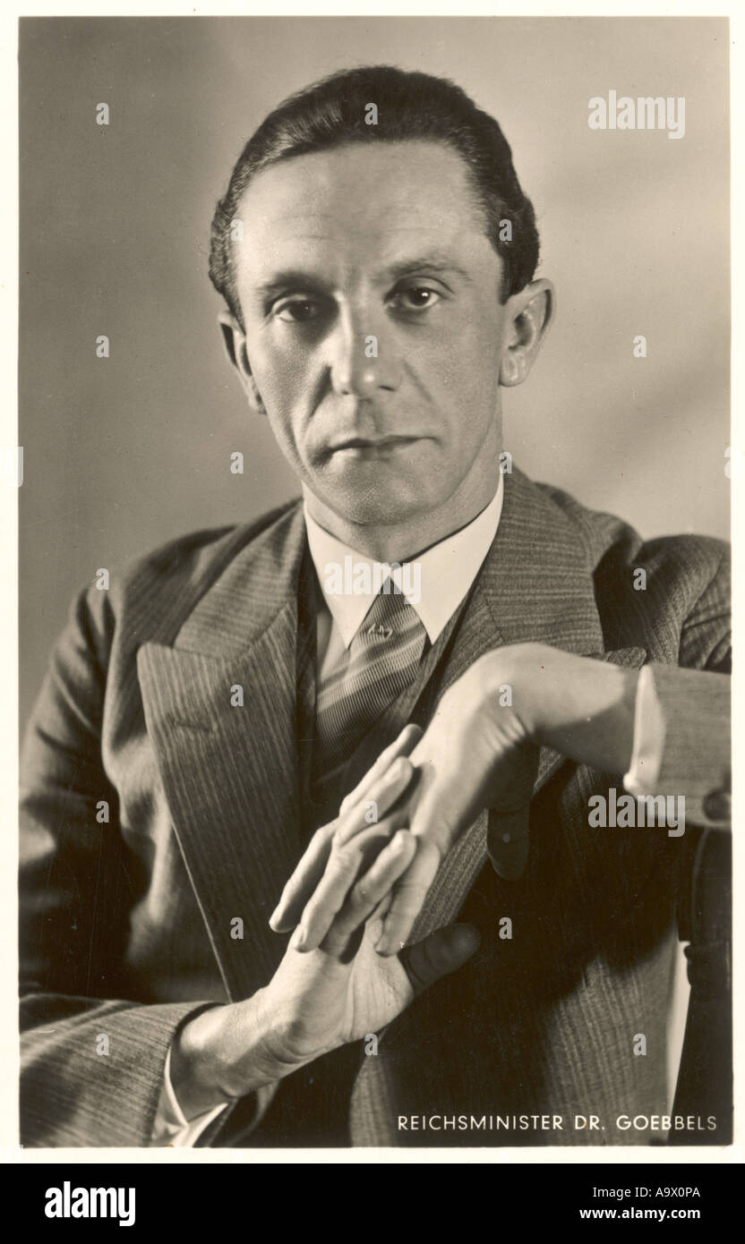 Paul Joseph Goebbels Stockfoto