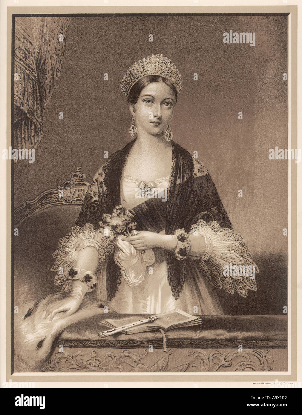 Victoria im Jahre 1837 Stockfoto