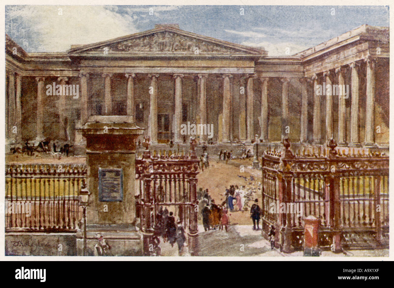 British Museum 1906 Stockfoto