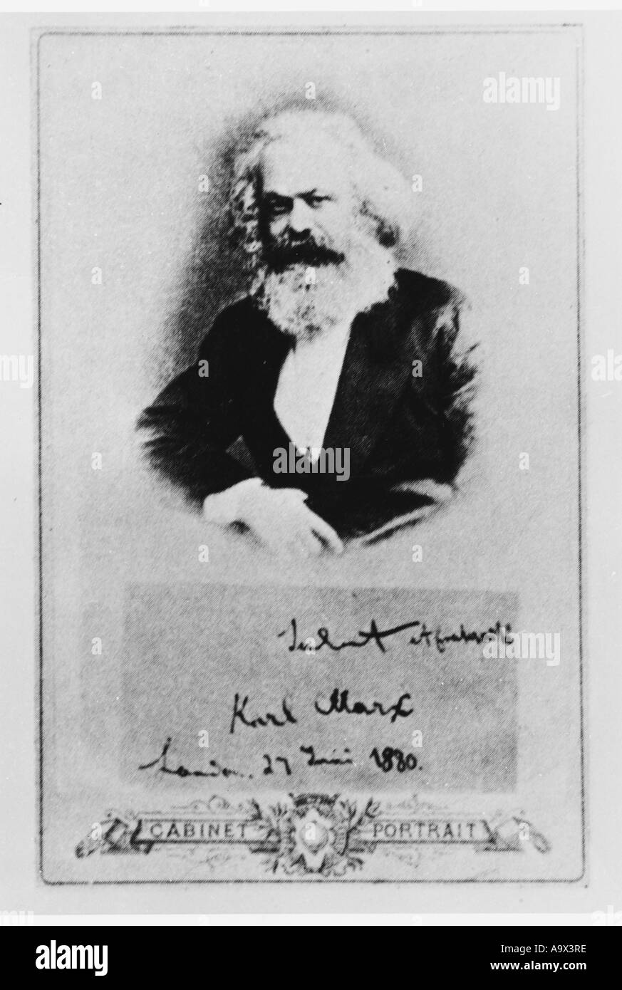 Karl Marx Kabinett Foto Stockfoto
