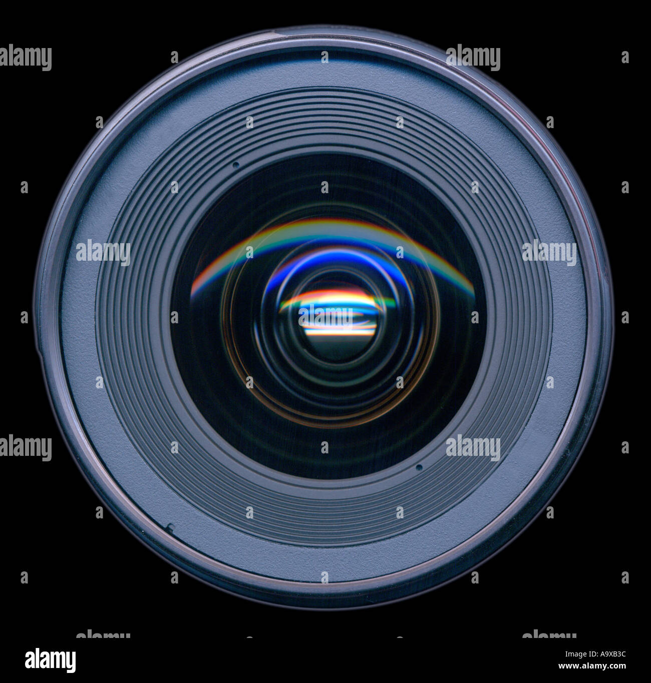Detail der Vorderseite des 35mm-Kamera-Objektiv Stockfoto