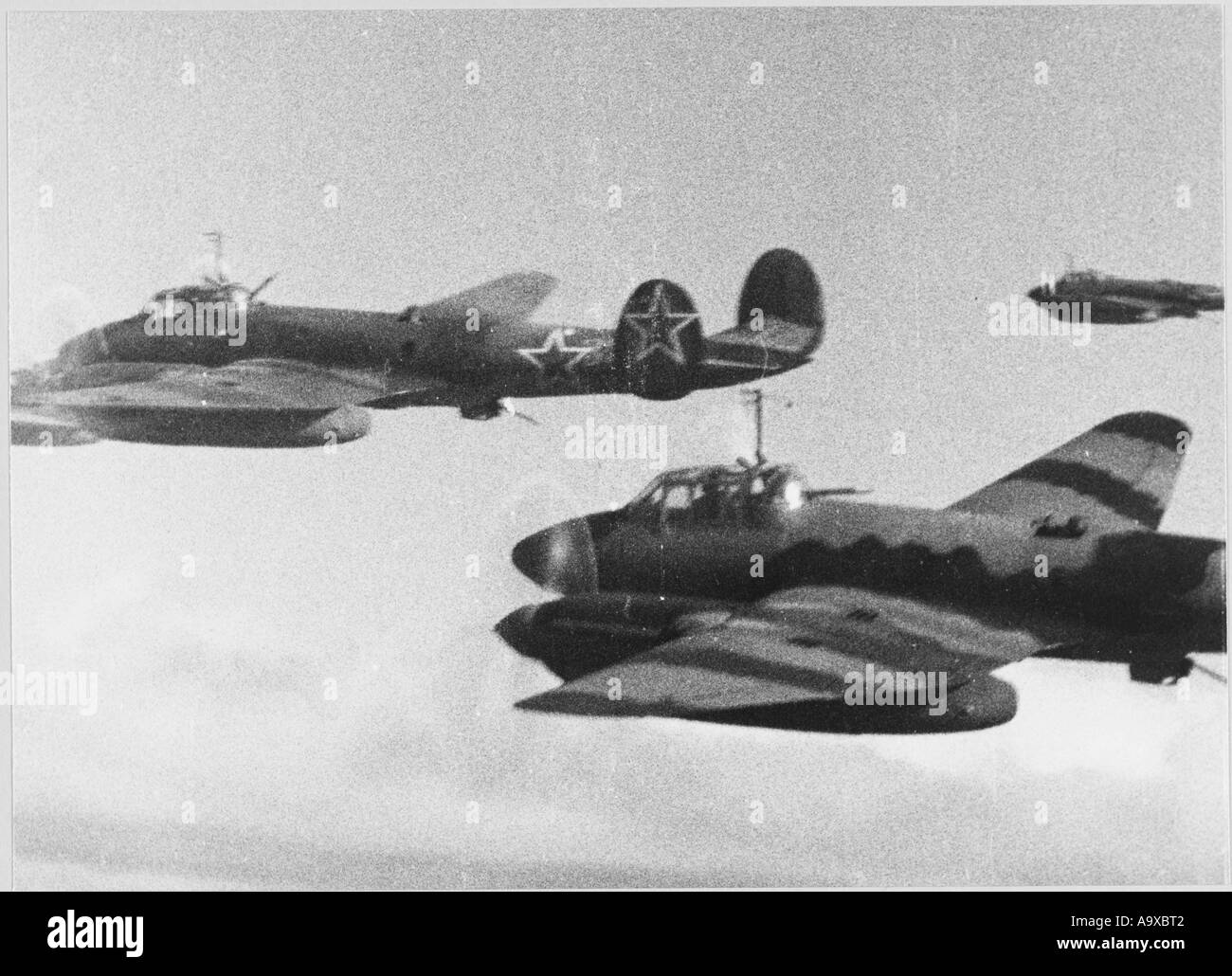 Sowjetischen Pe 2 Bomber Stockfoto
