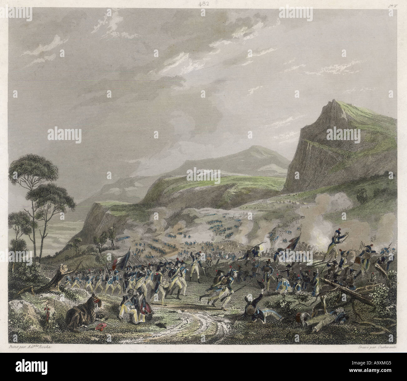 Camp De Perulle 1793 Stockfoto