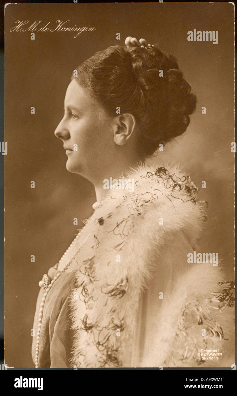 Wilhelmina Niederländisch Stockfoto