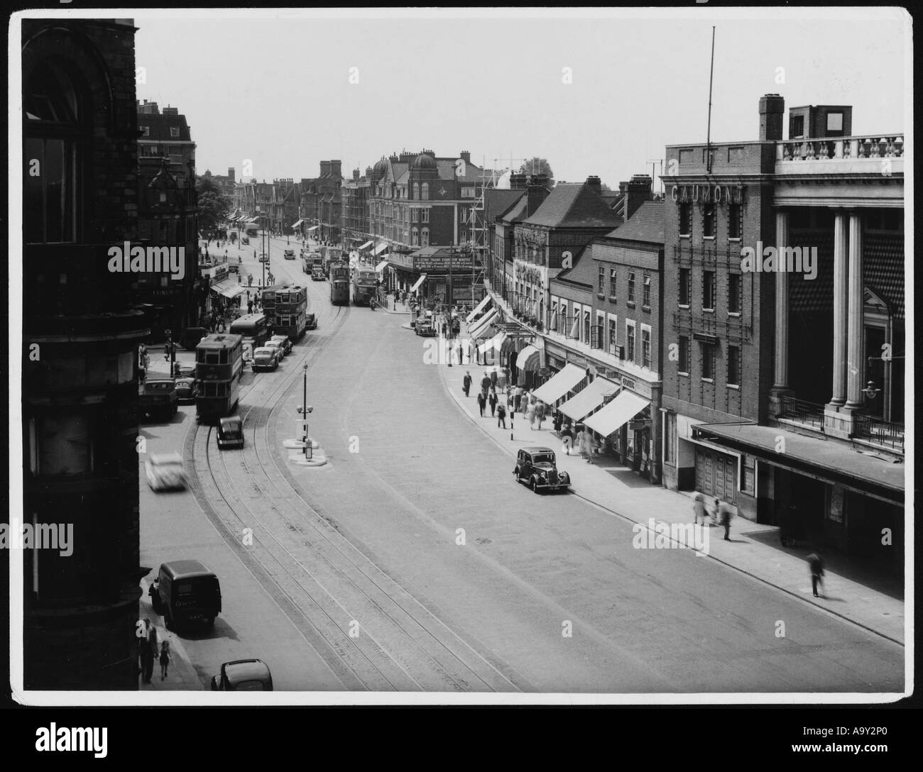Streatham Hill der 1950er Jahre Stockfoto