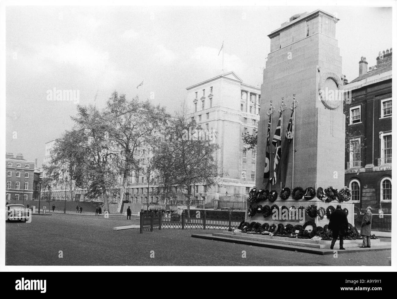 Kenotaph Whitehall Stockfoto
