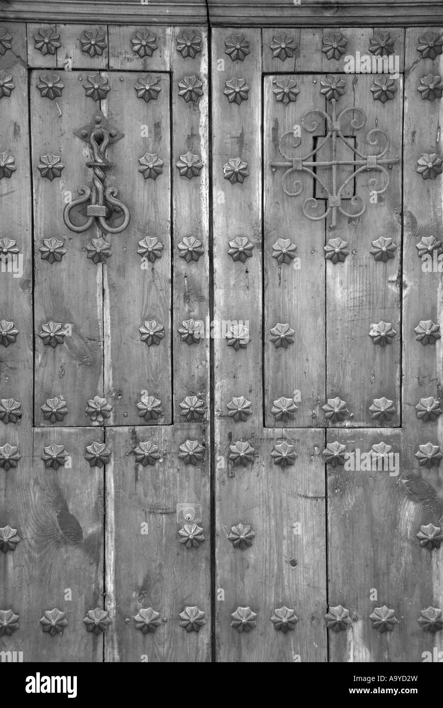 Alte Tür, Ronda, Andalusien Stockfoto