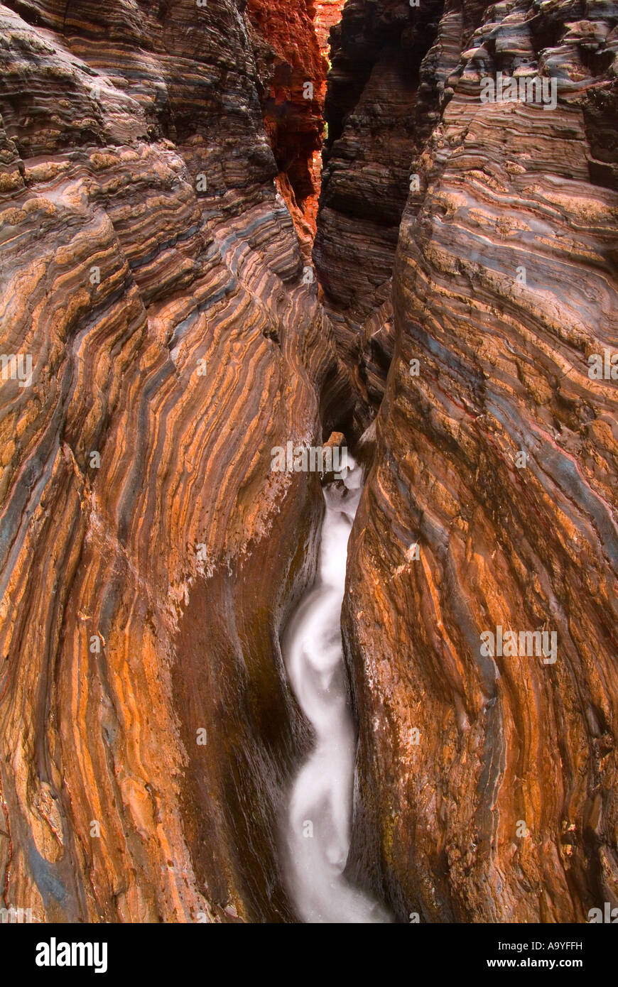 Knox Gorge, Karijini-Nationalpark, Pilbara-Region, Australien Stockfoto