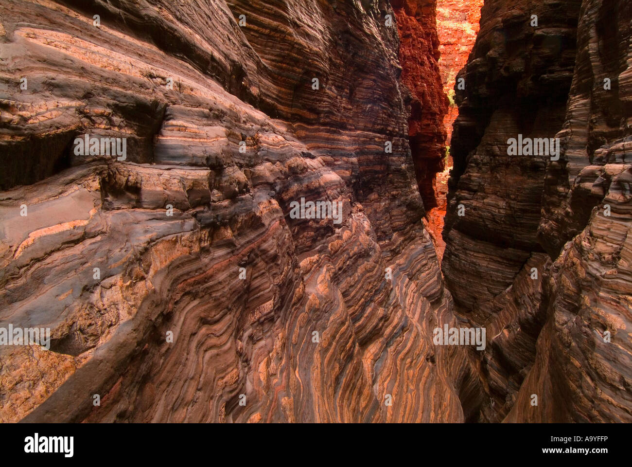 Knox Gorge, Karijini-Nationalpark, Pilbara-Region, Australien Stockfoto
