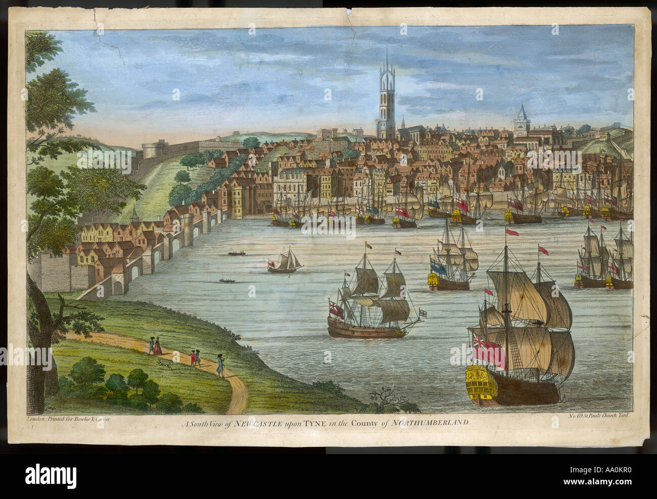 Newcastle Ca 1790 Stockfoto