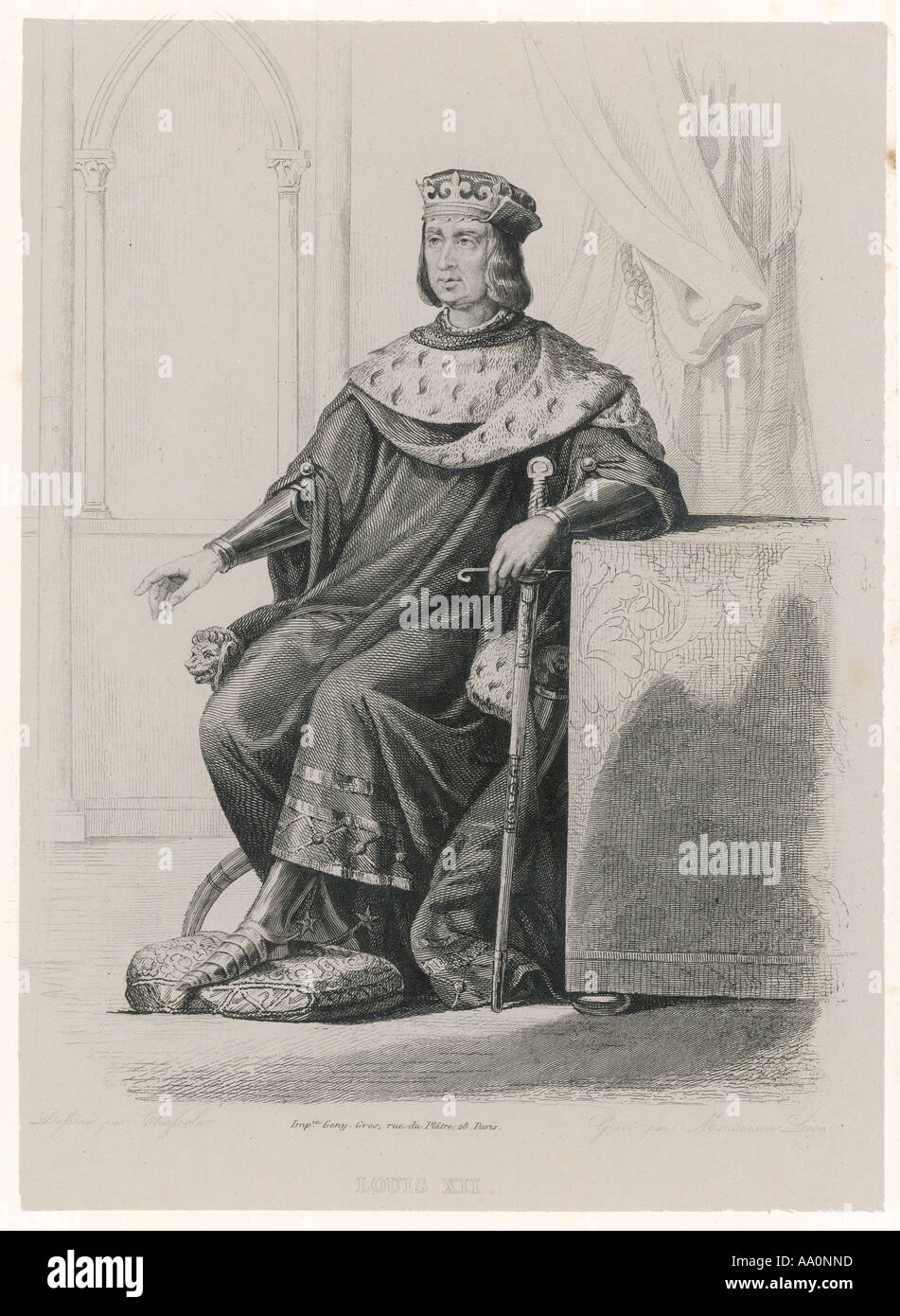 Ludwig Xii. von Frankreich Stockfoto