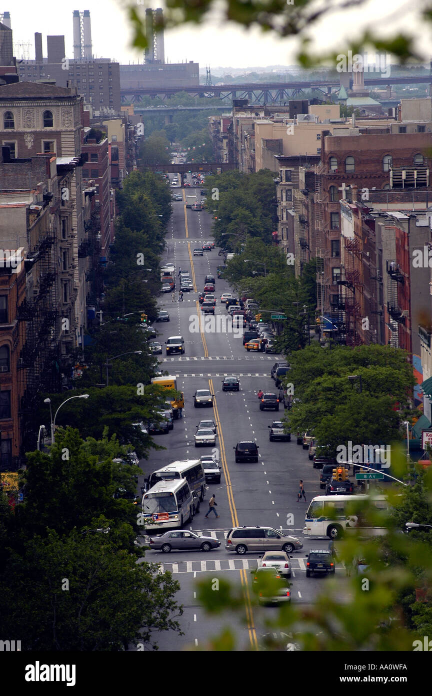 116. Weststraße in Harlem Stockfoto