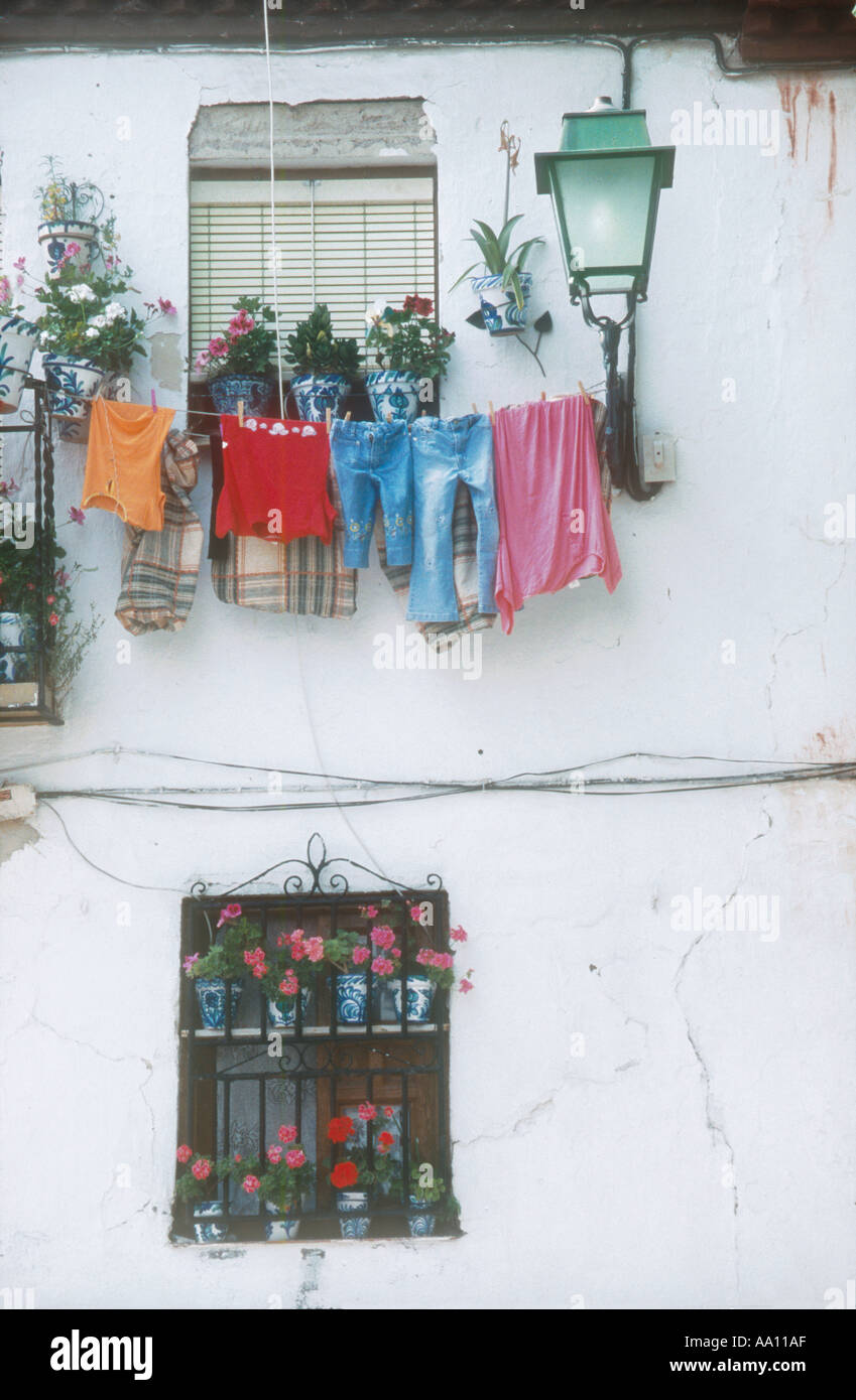 Typisches Haus in Andalusien Spanien Stockfoto