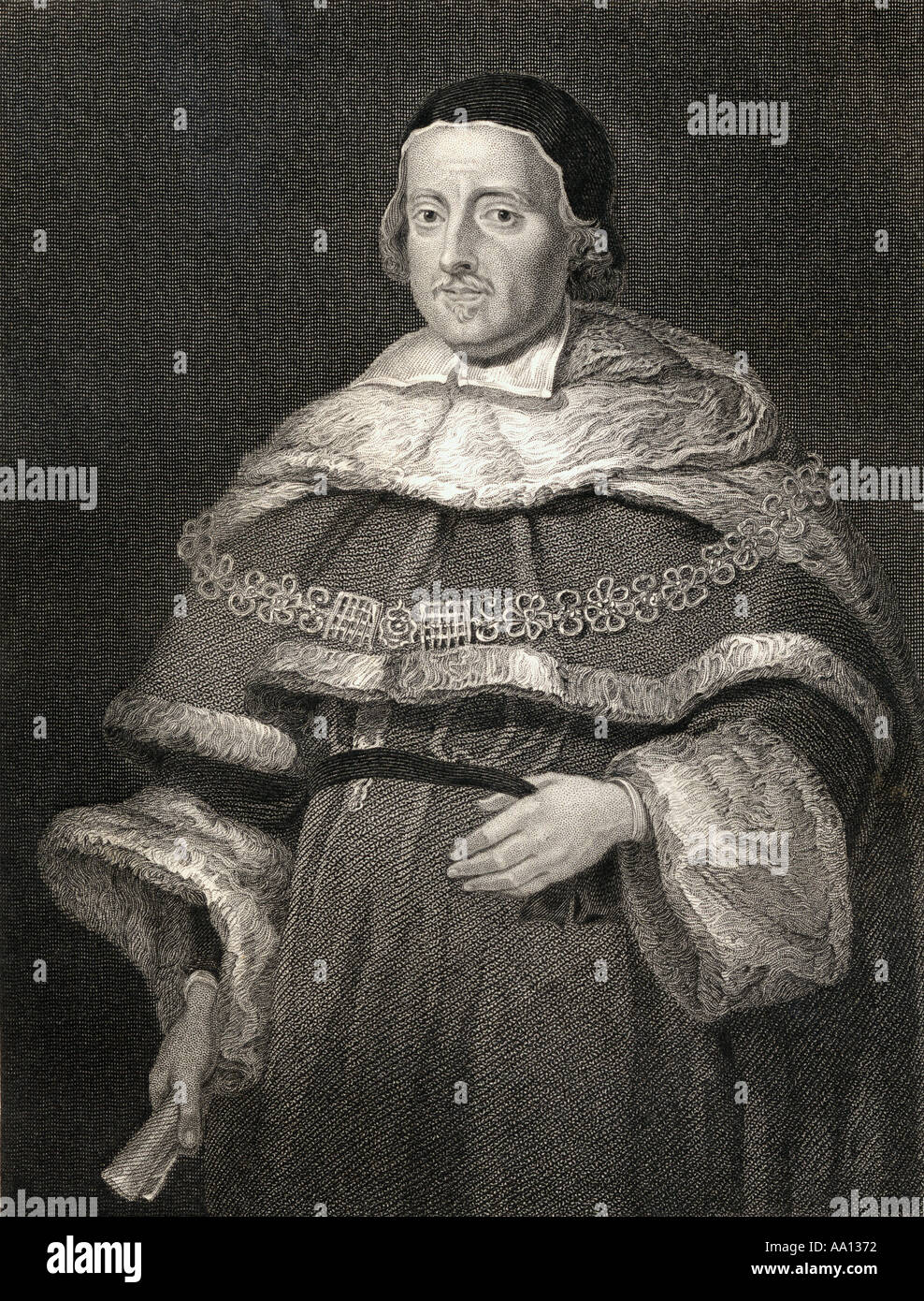 Sir Matthew Hale, 1609 - 1676 Deutsch Rechtsanwalt, Richter und Rechtsanwalt Stockfoto