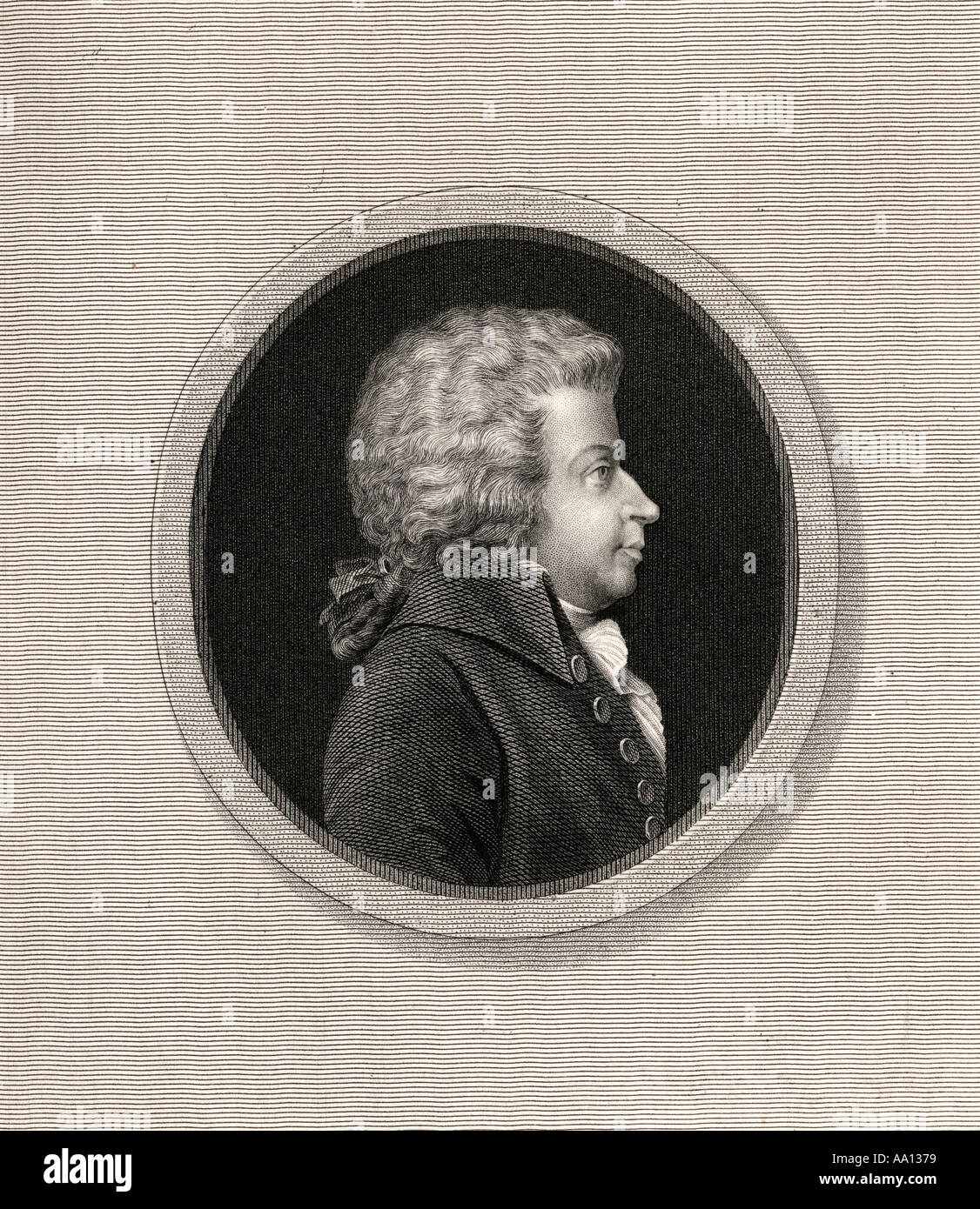 Wolfgang Amadeus Mozart, 1756-1791. Österreichischer Komponist und Musiker Stockfoto