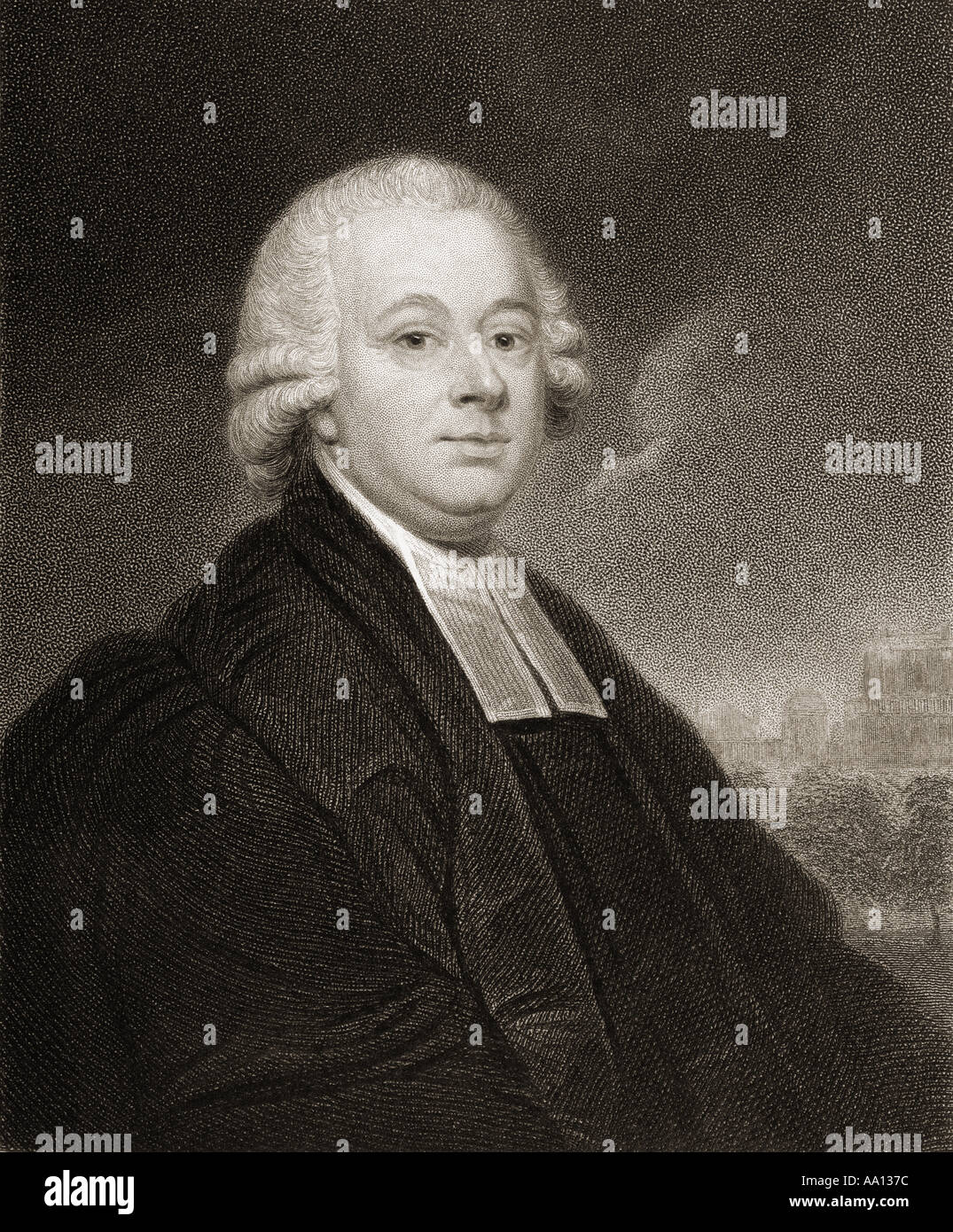 Der Rev Dr Nevil Maskelyne, 1732 - 1811. Fünfte britische Astronom Royal Stockfoto
