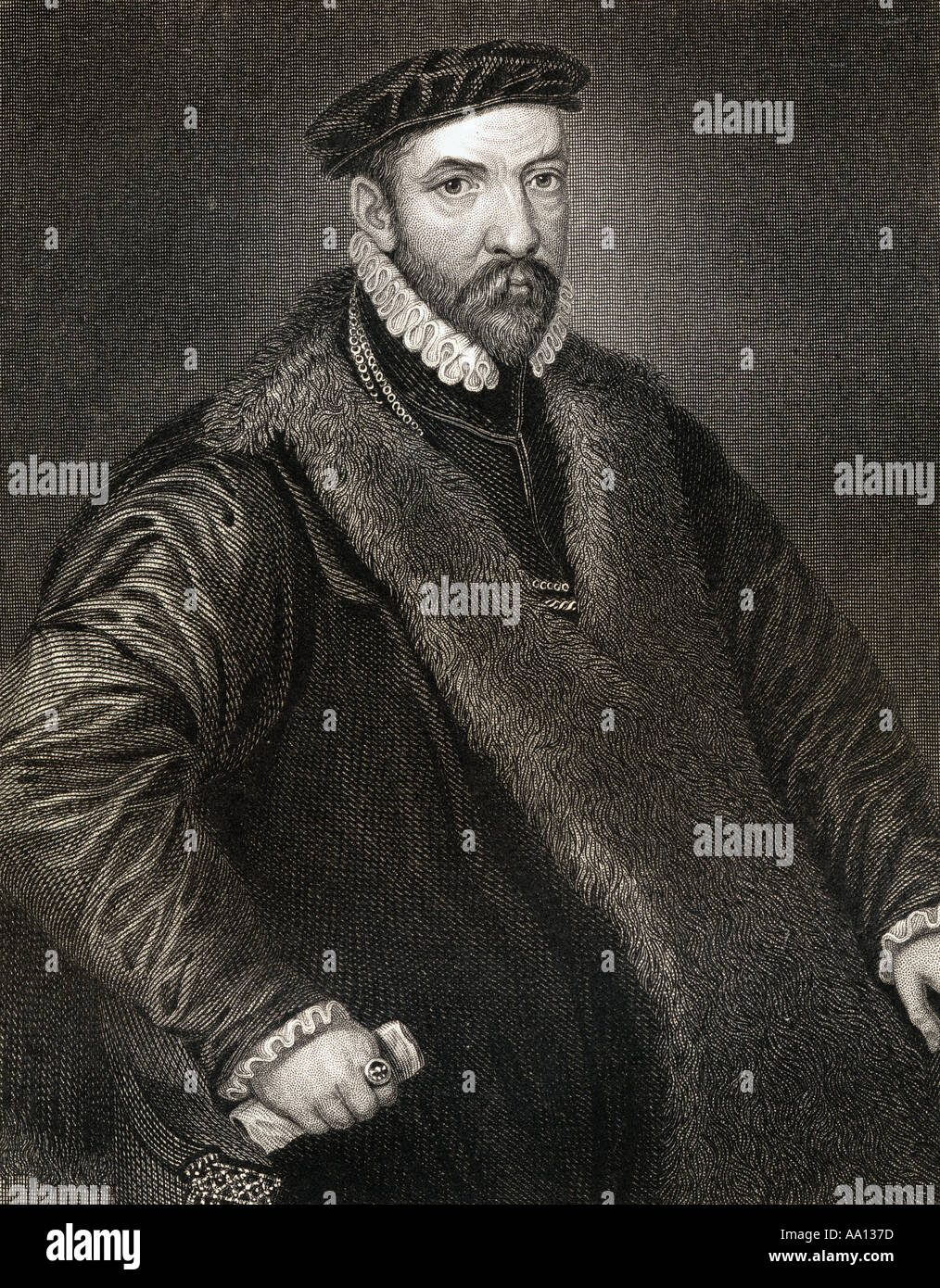 Sir Nicholas Speck, 1510 - 1579. Vater von Francis Bacon Stockfoto