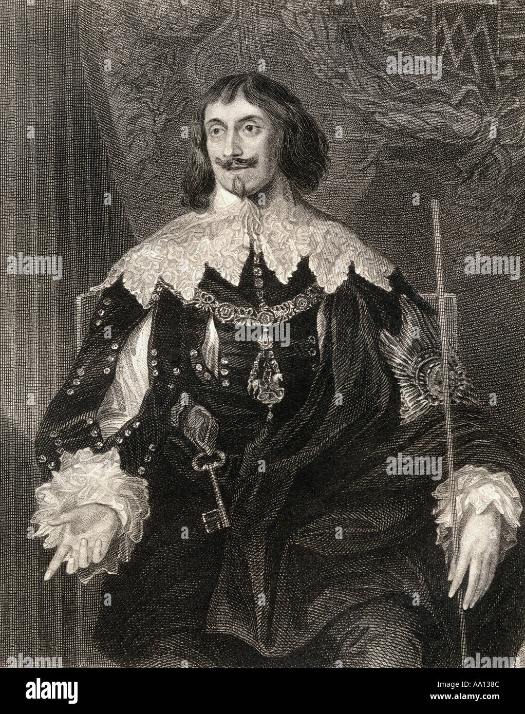 Philip Herbert, 4. Earl of Pembroke, 1. Earl von Montgomery, 1584 - 1650. Englisch Höfling Stockfoto