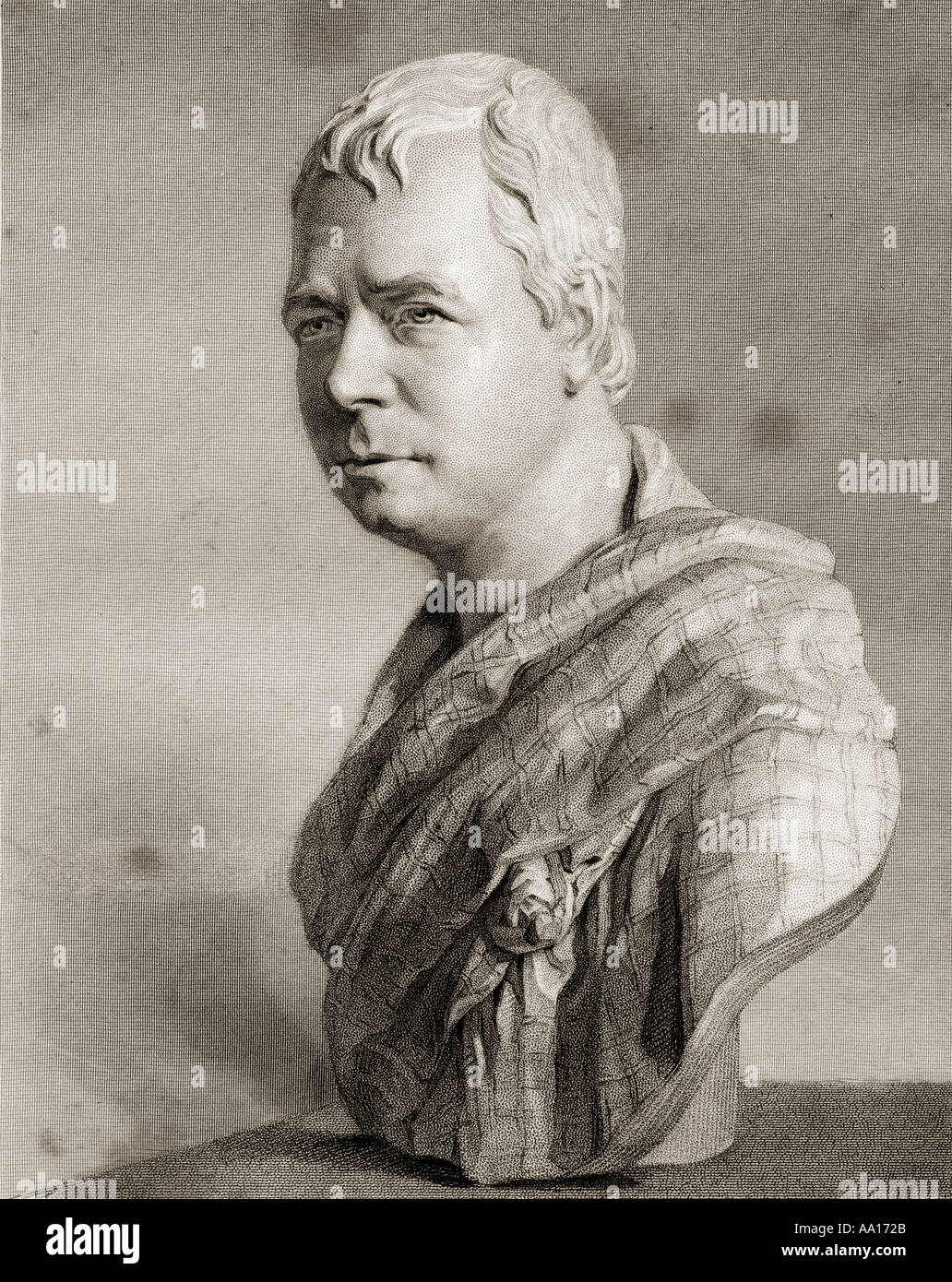 Sir Walter Scott, 1771 - 1832. Schottische Schriftsteller, Dichter, Historiker und Biograf Stockfoto