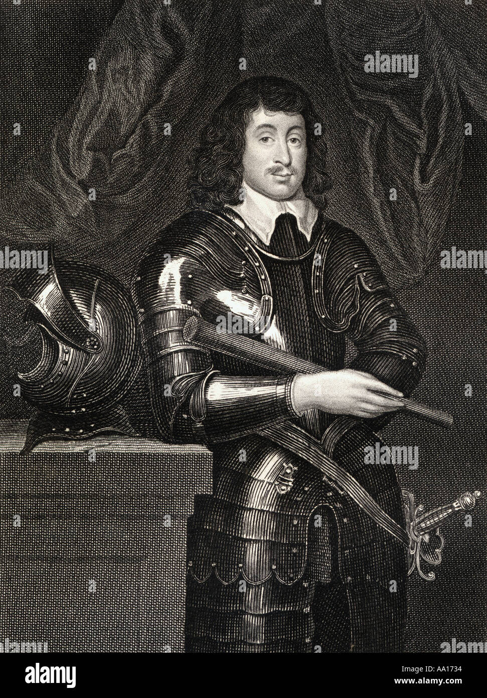 Spencer Compton, 2. Earl von Northampton, 1601-1643, alias Herr Compton. Englischer Politiker und Royalistischen Commander während der Englischen Bürgerkriege. Stockfoto