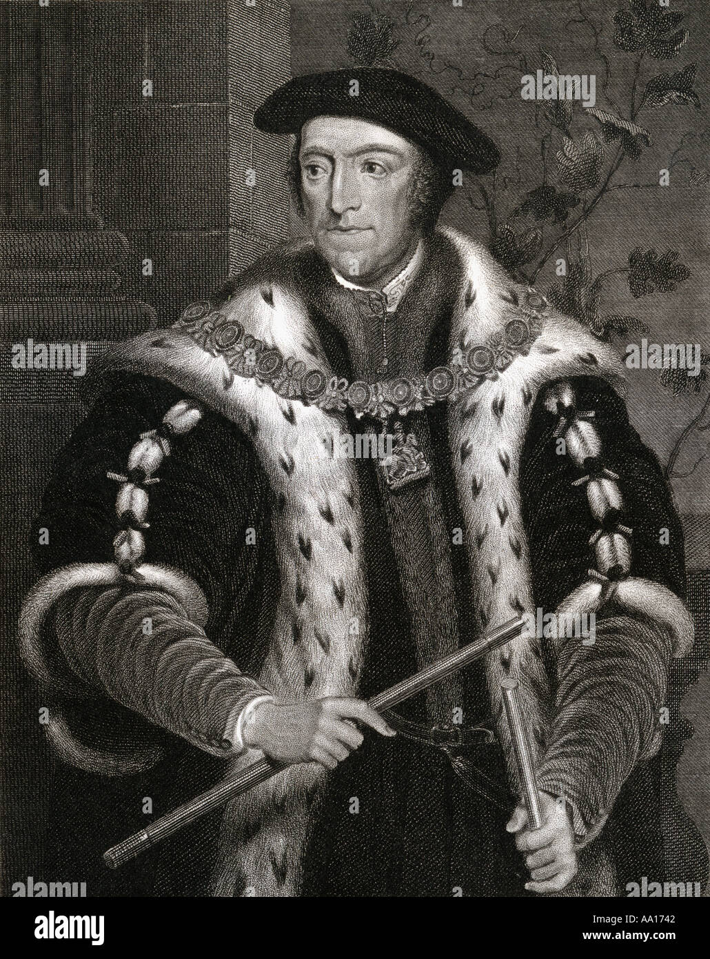 Thomas Howard, 3. Herzog von Norfolk, Earl of Surrey, Earl Marshal, 1473 - 1554. Tudor Politiker, der ein hohes Amt unter Heinrich VIII. Statt Stockfoto