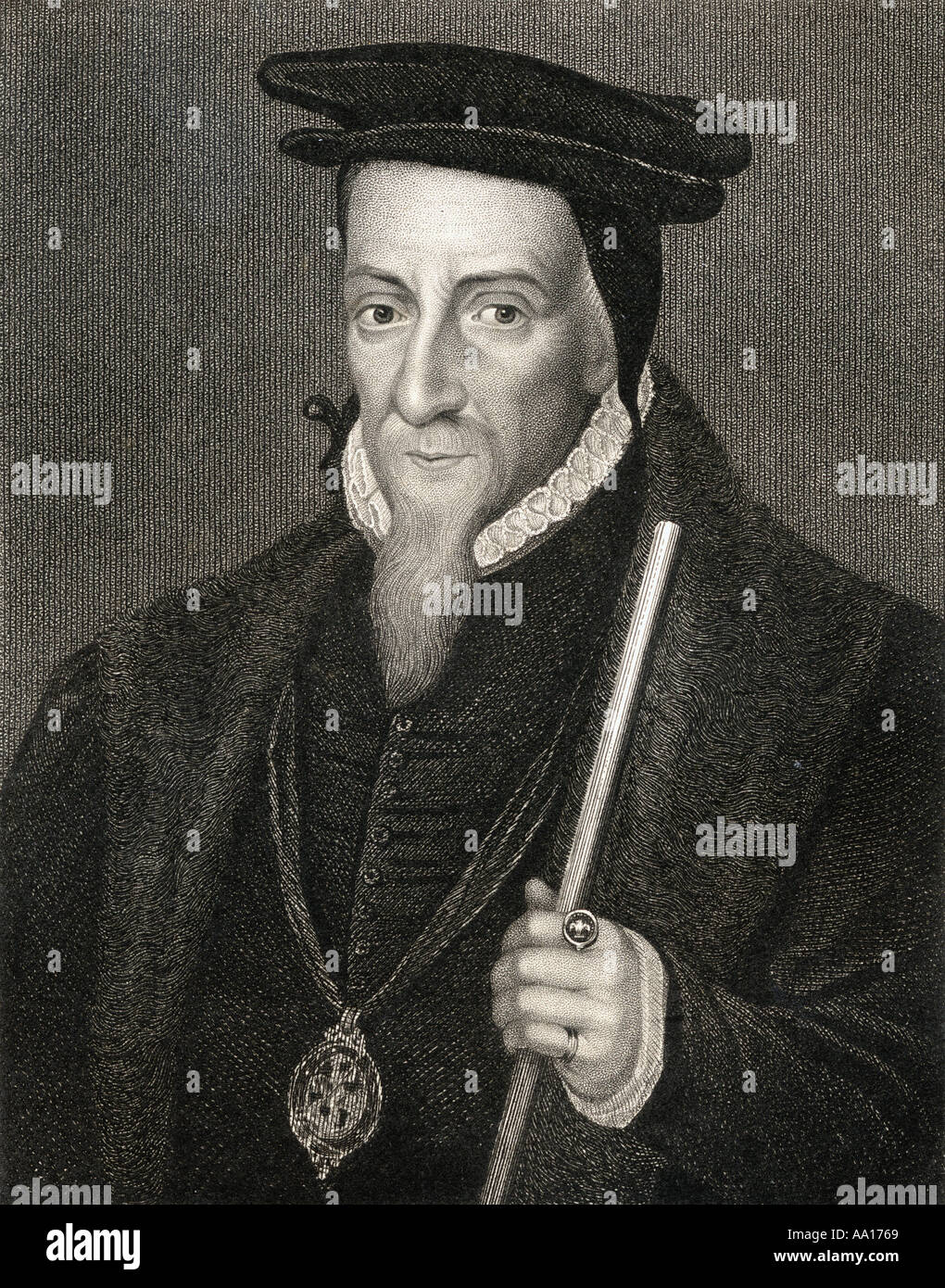 William Paulet, 1 von Winchester, C. 1483/1485 - 1572. Englische Lord High Treasurer, Herr Hüter des großen Siegels, und mehr Stockfoto