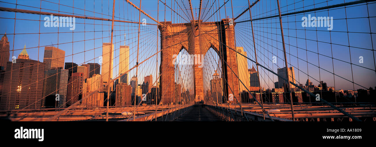 Brooklyn Brücke New York-USA Stockfoto