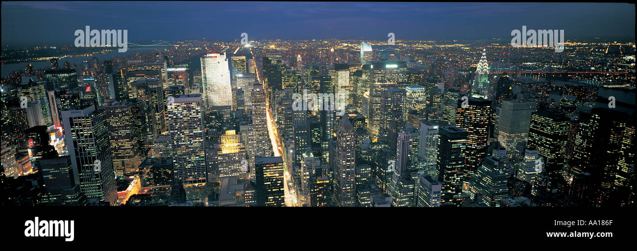 Skyline von New York USA Stockfoto