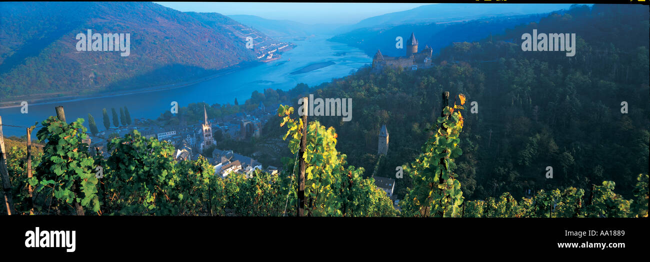 Bacharach im Rheintal Deutschland Stockfoto