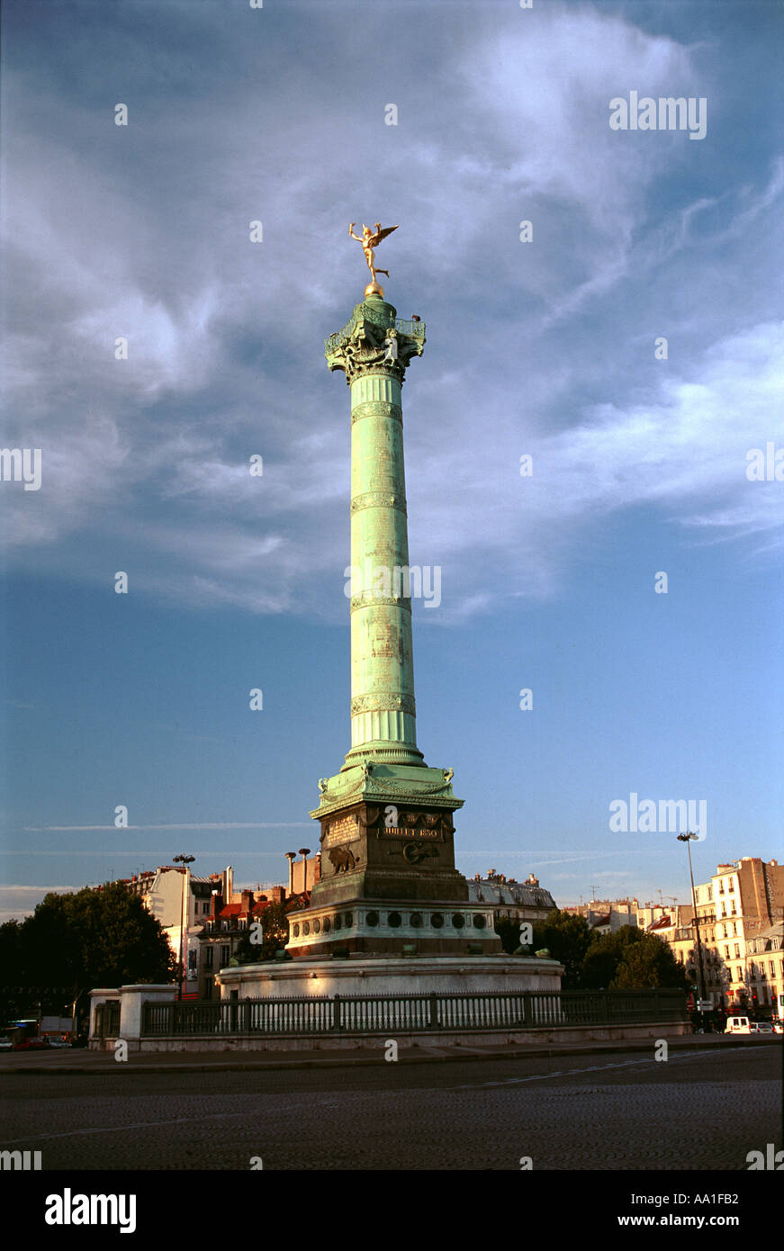 Paris-Bastille-Platz Stockfoto