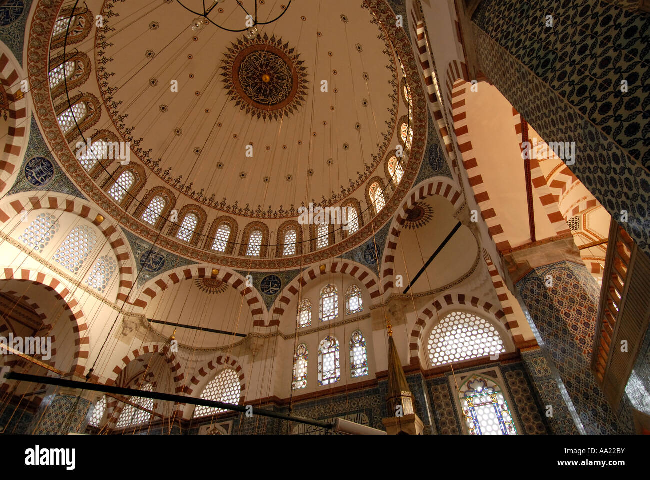 Rüstem Pasa Moschee Istanbul-Türkei Stockfoto