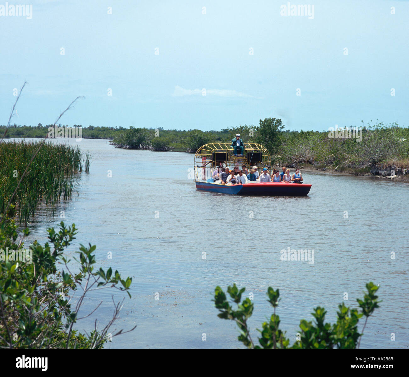 Airboot Tour, Florida Everglades, Florida, USA Stockfoto