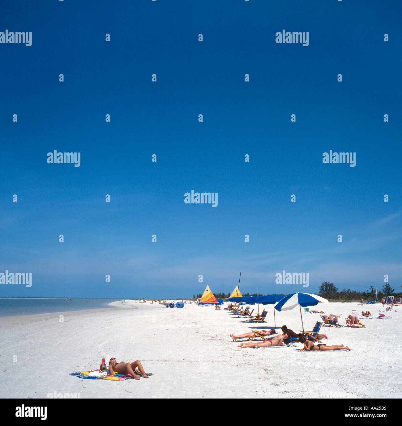 Tiger Tail Strand, Marco Island, Florida USA Stockfoto