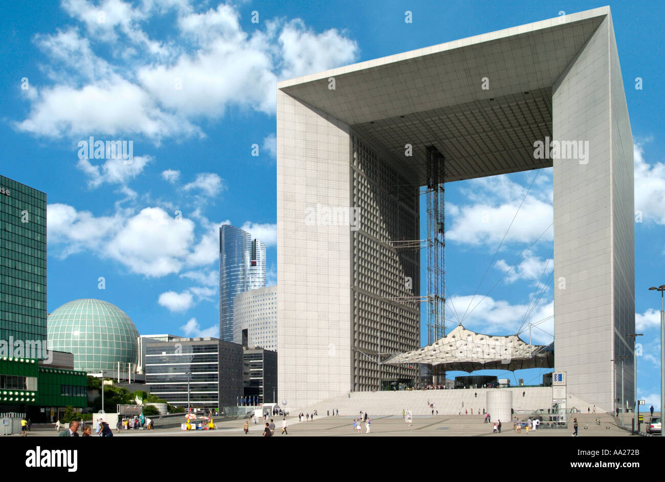 La Grande Arche De La Défense, Paris, Frankreich Stockfoto