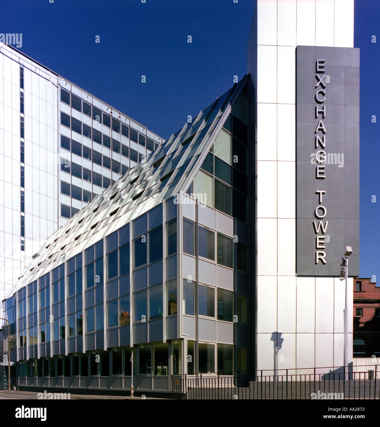 Exchange Tower Bürogebäude in Edinburgh West End Stockfoto Exchange Tower Bürogebäude in Edinburgh West End Stockfoto