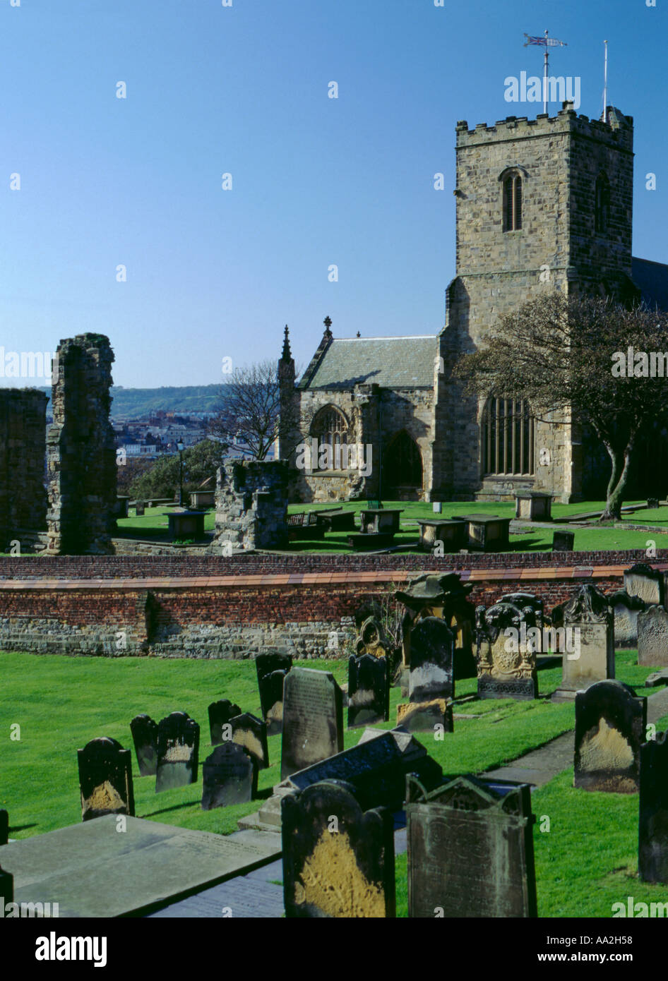 St. Marien Kirche, Scarborough, North Yorkshire, England, Vereinigtes Königreich. Stockfoto