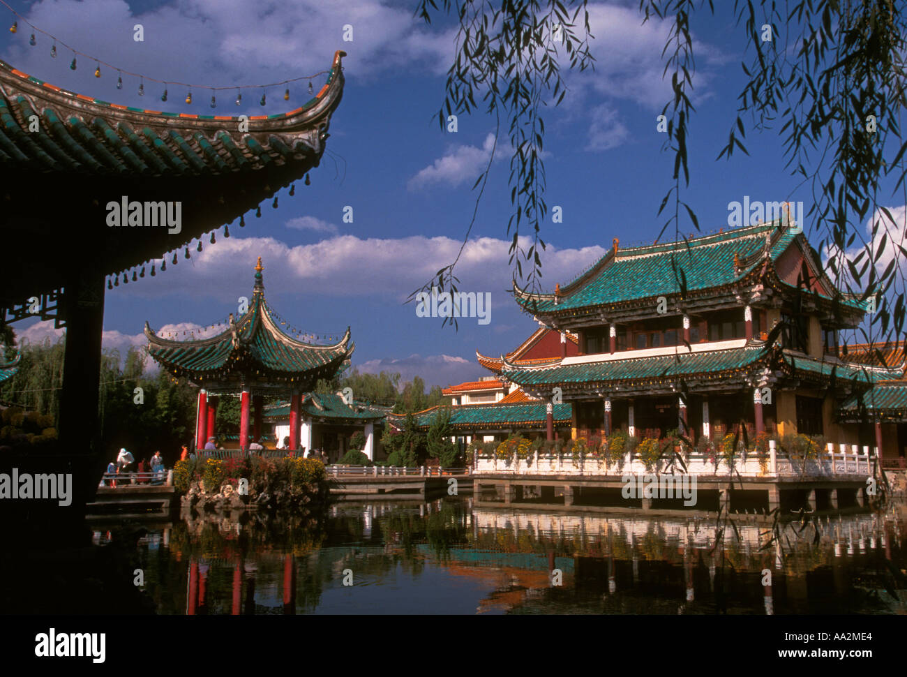 Haixinting Pavillon, chinesischer Pavillon, Pagode, Green Lake Park, Cuihu Gongyuan Park, Kunming, Yunnan Provinz, China, Asien Stockfoto