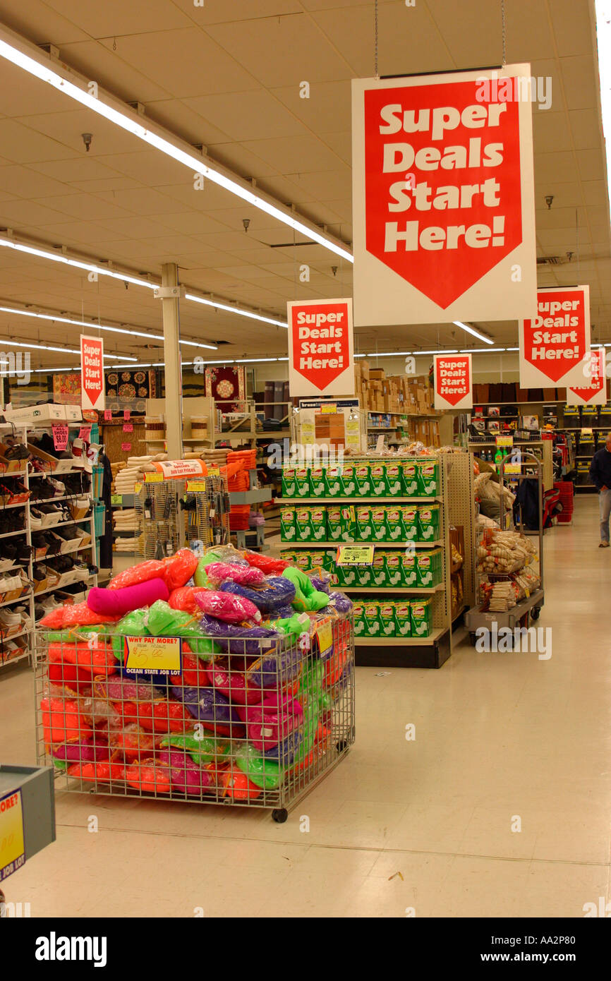 Kaufhaus-Interieur Stockfoto