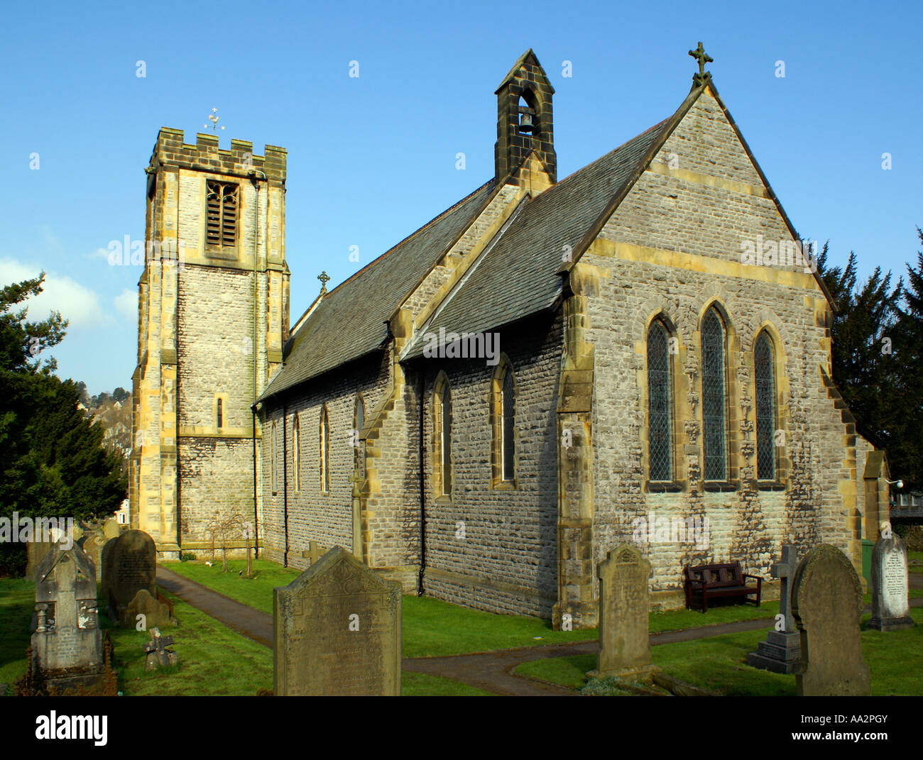 St. Barnabas Church - Bradwell Stockfoto