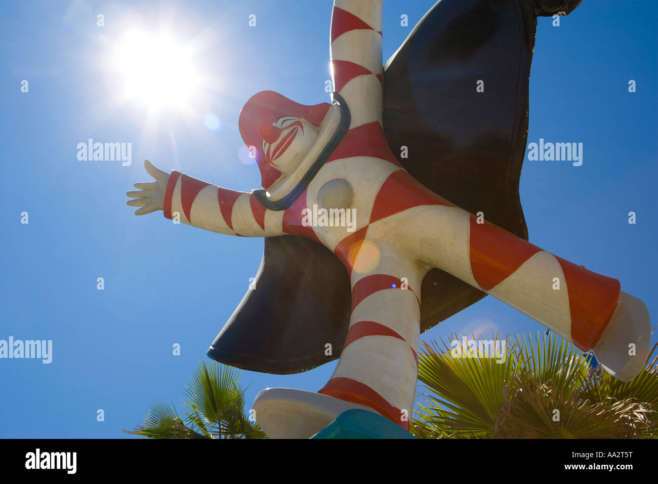 Karneval von Viareggio Figur Statue Toskana Küste Italien Stockfoto