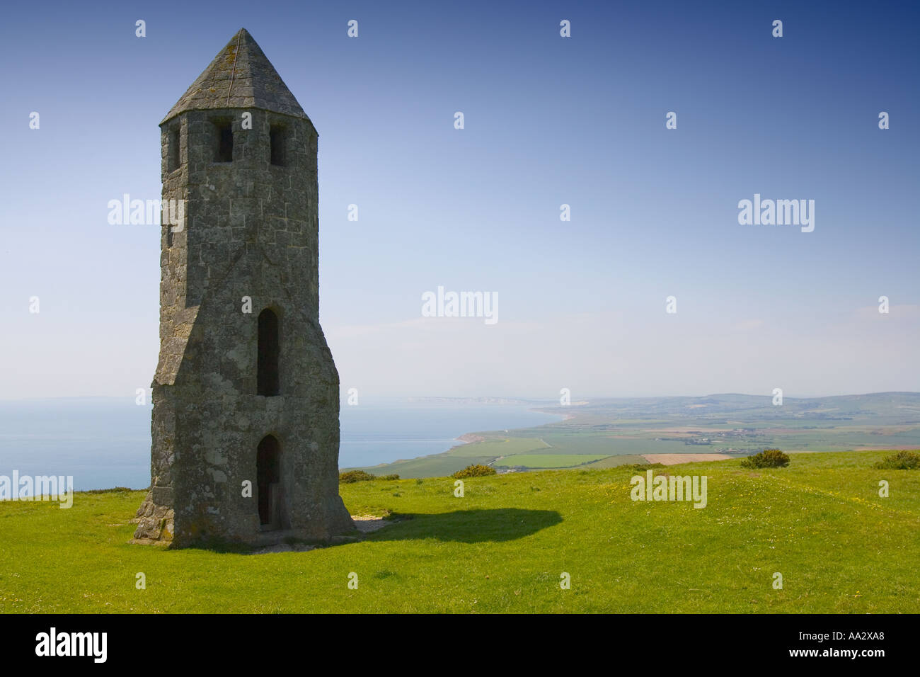 St. Catherines Oratorium Isle Of Wight England Stockfoto