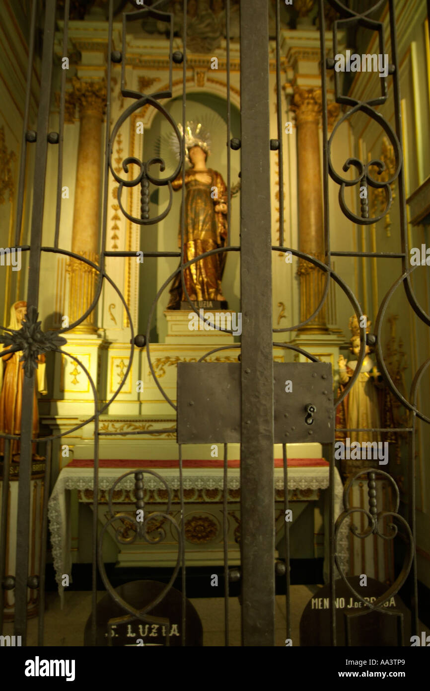Im Inneren der Sé Catedral de Braga, Portugal Stockfoto