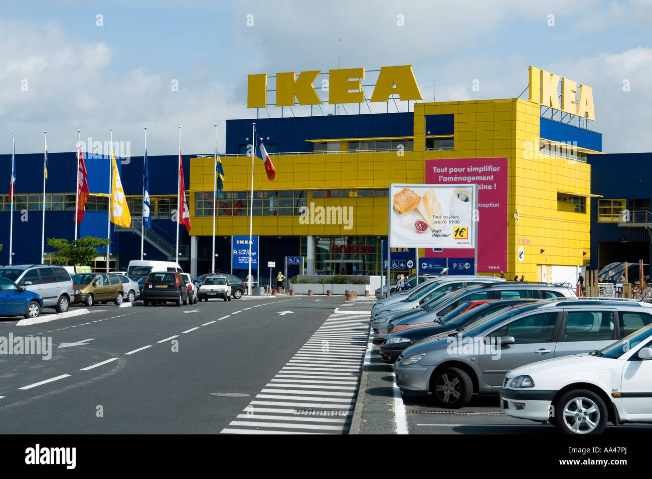 IKEA Möbelhaus Le Lac kommerziellen Zentrum Bordeaux Gironde Aquitaine Frankreich Europa Stockfoto