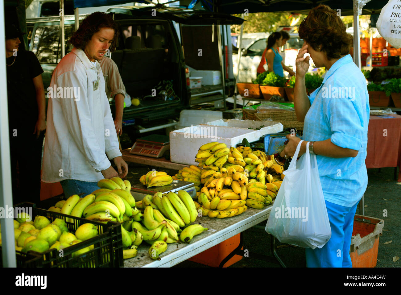 Byron Bay Produkte vertreibt NSW Australia Stockfoto