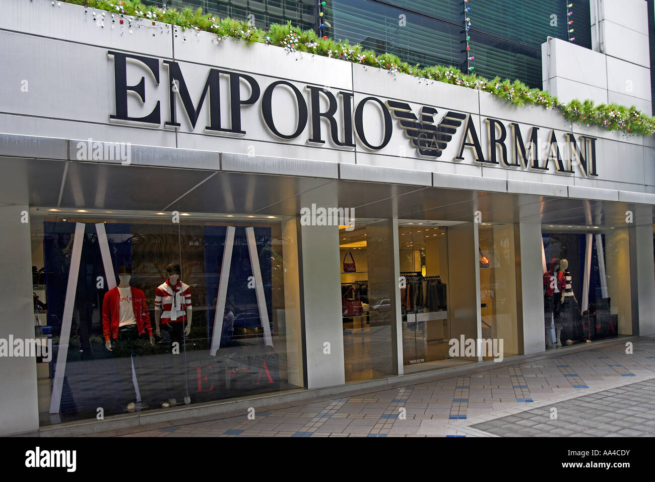 Emporio Armani speichern Orchard Road Singapur Stockfoto