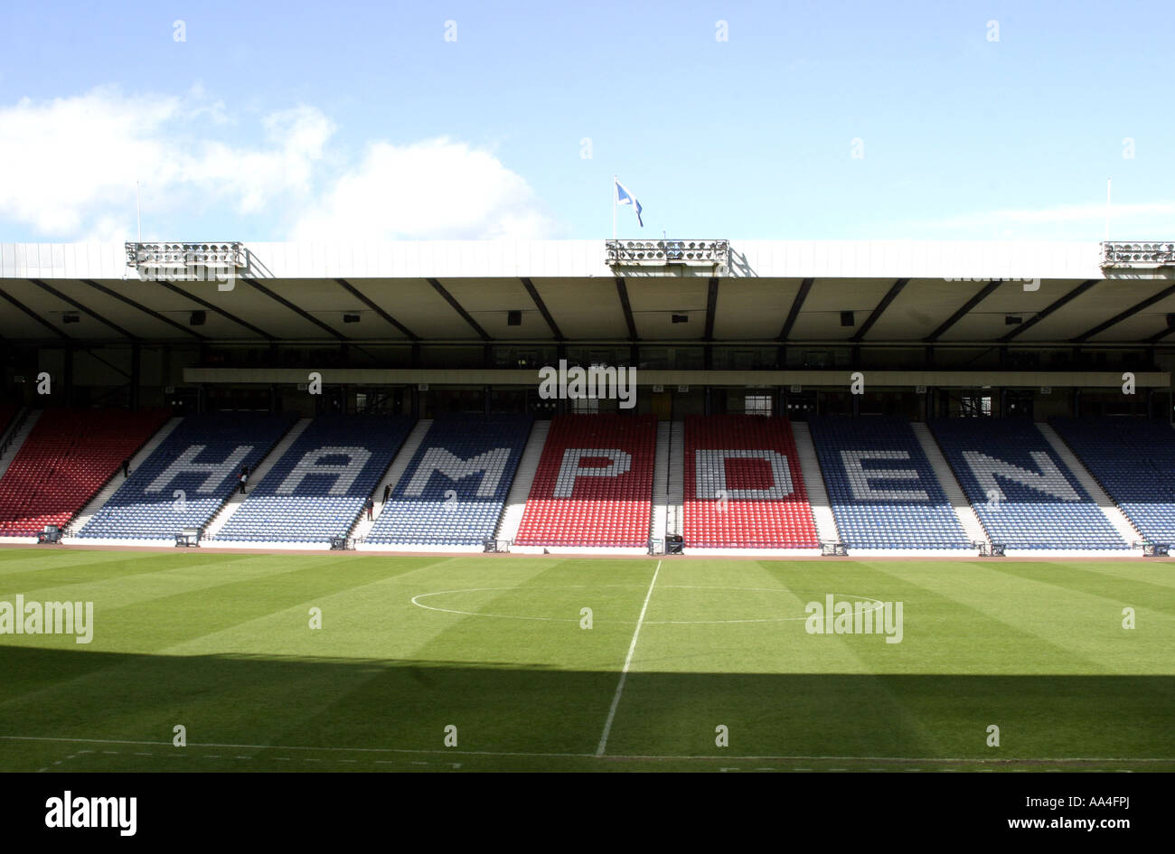 Hampden Park Schottlands nationale Fußballstadion Glasgow Stockfoto